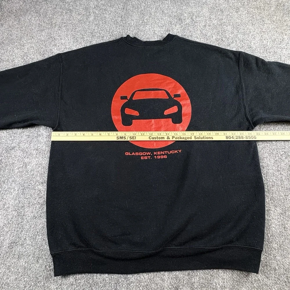 Federal-Mogul‎ Motorparts Sweatshirt Men's XL Black Streetwear Glasgow KY Grunge - Picture 10 of 12